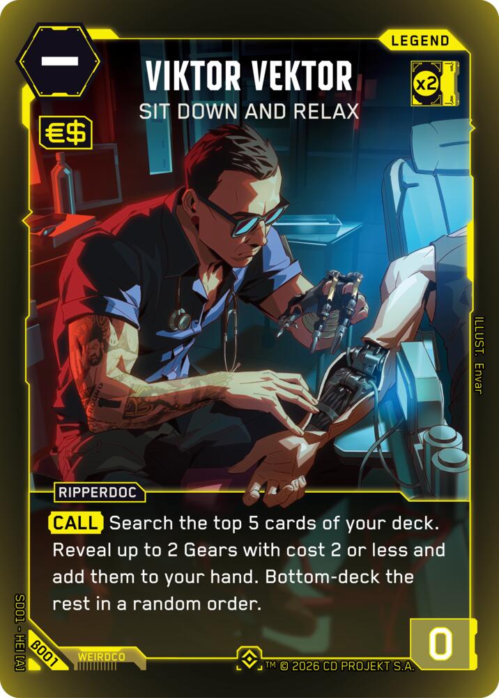 Viktor Vektor - Sit Down and Relax (B001) [The Heist - Beta Starter Deck]