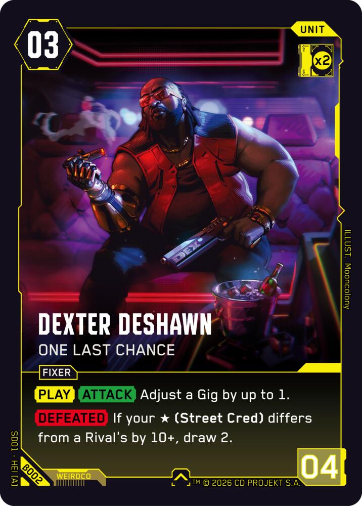 Dexter DeShawn - One Last Chance (B002) [The Heist - Beta Starter Deck]