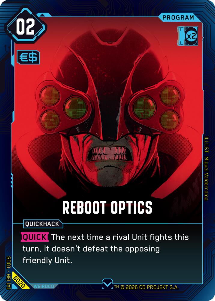 Reboot Optics (B020) [The Heist - Beta Starter Deck]
