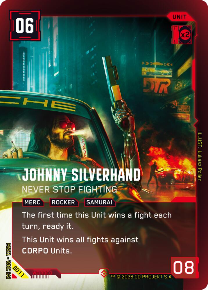 Johnny Silverhand - Never Stop Fighting (Epic) (B011) [Welcome to Night City - Beta]