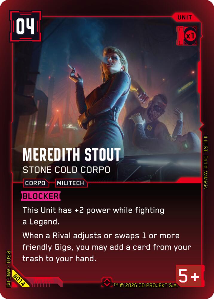 Meredith Stout - Stone Cold Corpo (B014) [Welcome to Night City - Beta]