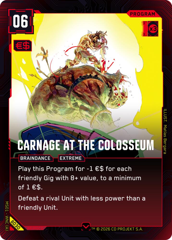 Carnage at the Colosseum (B030) [Welcome to Night City - Beta]