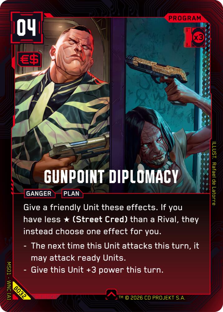 Gunpoint Diplomacy (B032) [Welcome to Night City - Beta]