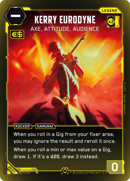 Kerry Eurodyne - Axe, Attitude, Audience (Rare) (B037) [Welcome to Night City - Beta]