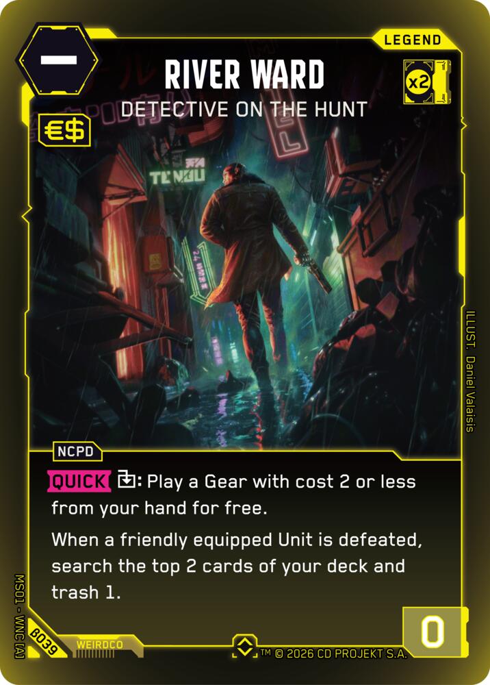 River Ward - Detective on the Hunt (Rare) (B039) [Welcome to Night City - Beta]