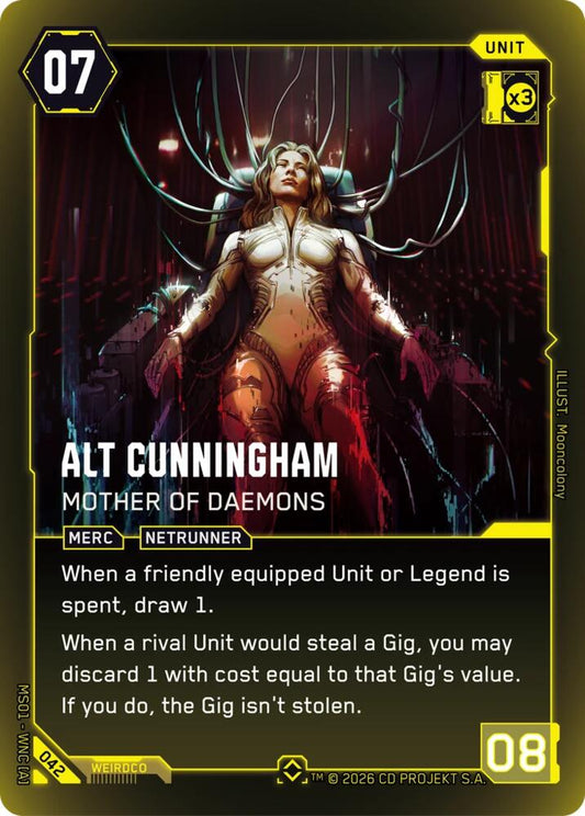 Alt Cunningham - Mother of Daemons (Rare) (B042) [Welcome to Night City - Beta]