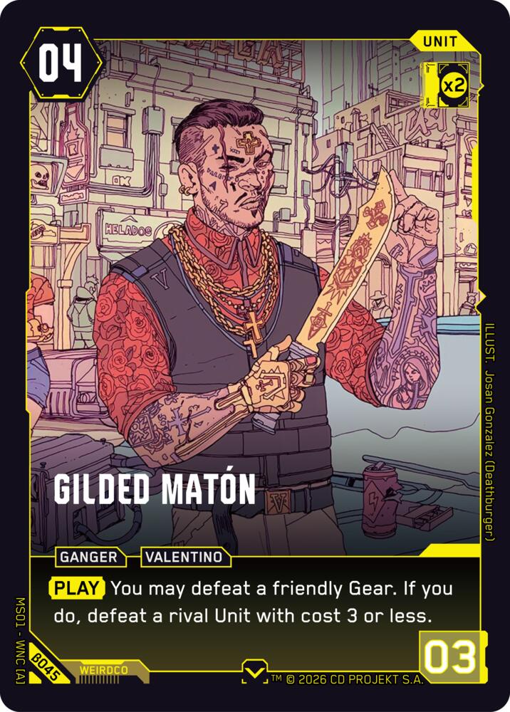 Gilded Maton (B045) [Welcome to Night City - Beta]