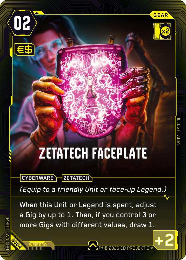 Zetatech Faceplate (B064) [Welcome to Night City - Beta]