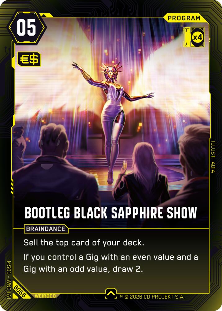 Bootleg Black Sapphire Show (B066) [Welcome to Night City - Beta]