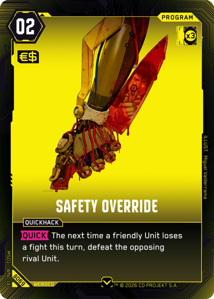 Safety Override (B069) [Welcome to Night City - Beta]