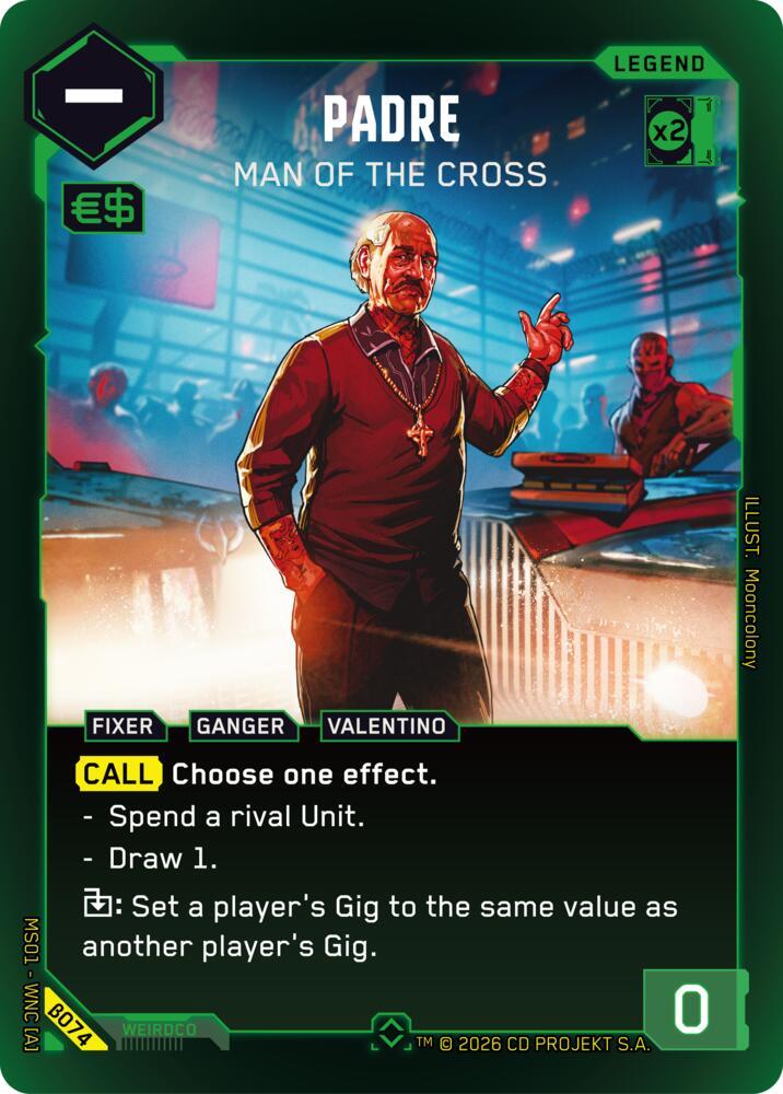 Padre - Man of the Cross (Rare) (B074) [Welcome to Night City - Beta]