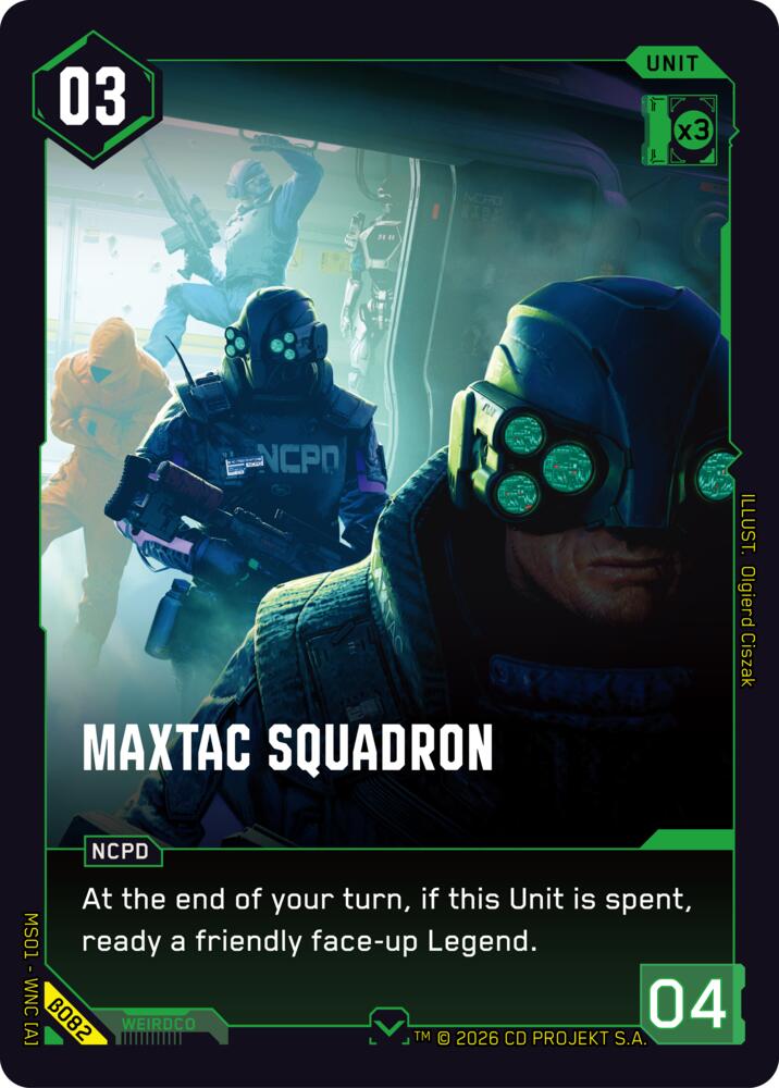 MaxTac Squadron (B082) [Welcome to Night City - Beta]