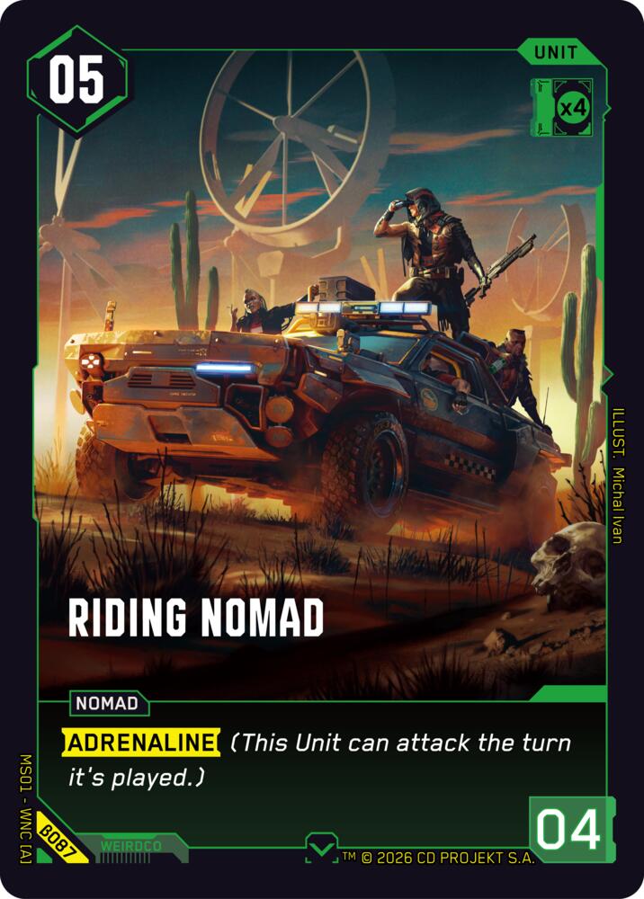 Riding Nomad (B087) [Welcome to Night City - Beta]
