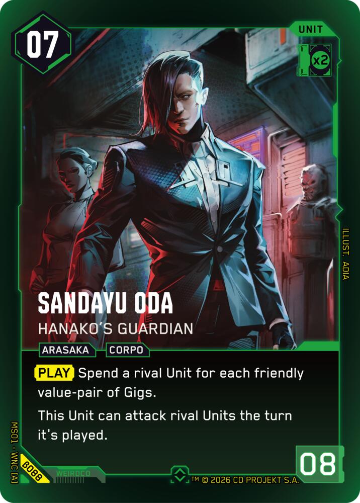 Sandayu Oda - Hanako's Guardian (Rare) (B088) [Welcome to Night City - Beta]
