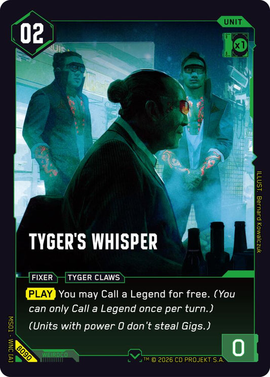 Tyger's Whisper (B090) [Welcome to Night City - Beta]