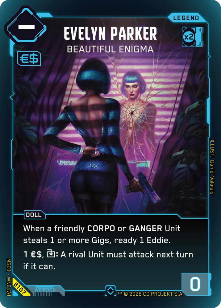 Evelyn Parker - Beautiful Enigma (Rare) (B107) [Welcome to Night City - Beta]