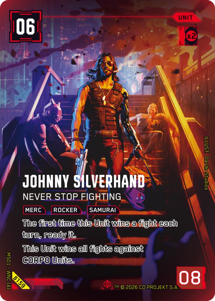 Johnny Silverhand - Never Stop Fighting (IO) (B159) [Welcome to Night City - Beta]