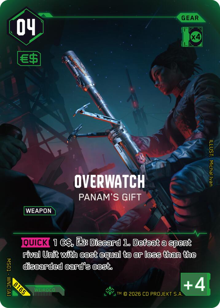 Overwatch - Panam's Gift (IO) (B165) [Welcome to Night City - Beta]