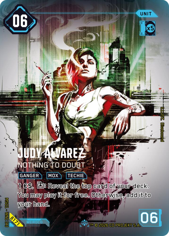 Judy Alvarez - Nothing to Doubt (ISecret) (B171) [Welcome to Night City - Beta]
