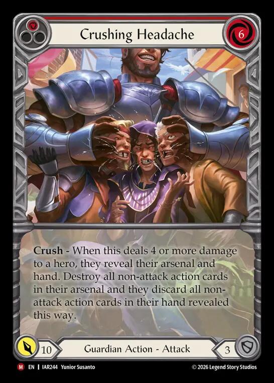 Crushing Headache (Extended Art) (IAR244) [Usurp the Shadow Throne]