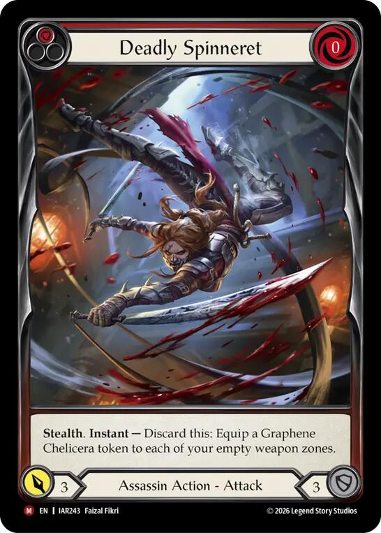 Deadly Spinneret (IAR243) [Usurp the Shadow Throne]