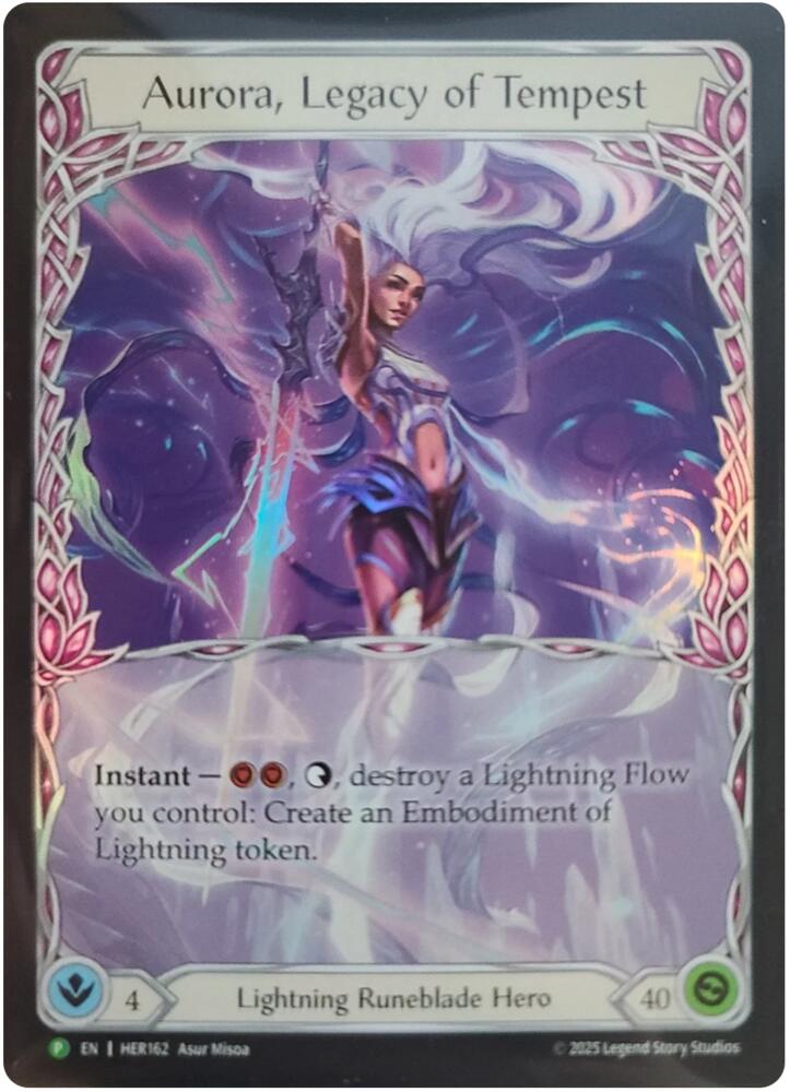 Aurora, Legacy of Tempest - HER162 (HER162) [Flesh and Blood: Promo Cards]