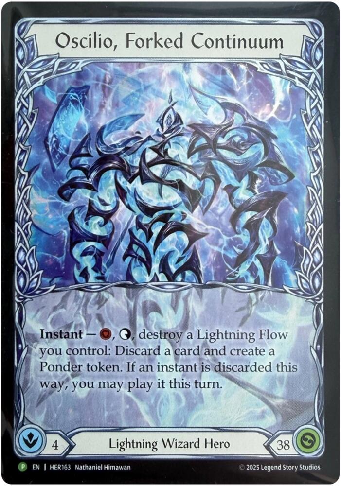 Oscilio, Forked Continuum - HER163 (HER163) [Flesh and Blood: Promo Cards]