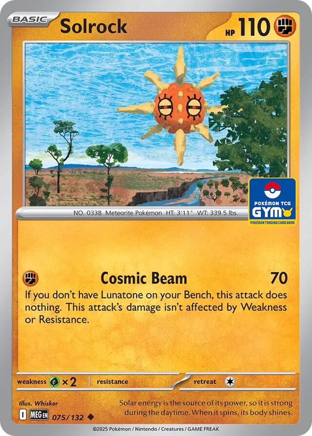 Solrock - 075/132 (GYM) (075/132) [Southeast Asia Exclusives]