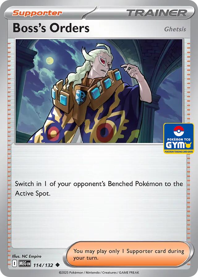 Boss's Orders [Ghetsis] - 114/132 (GYM) (114/132) [Southeast Asia Exclusives]