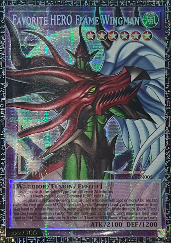 Favorite HERO Flame Wingman (GMR) (MAMO-EN005) [Magnificent Monsters]