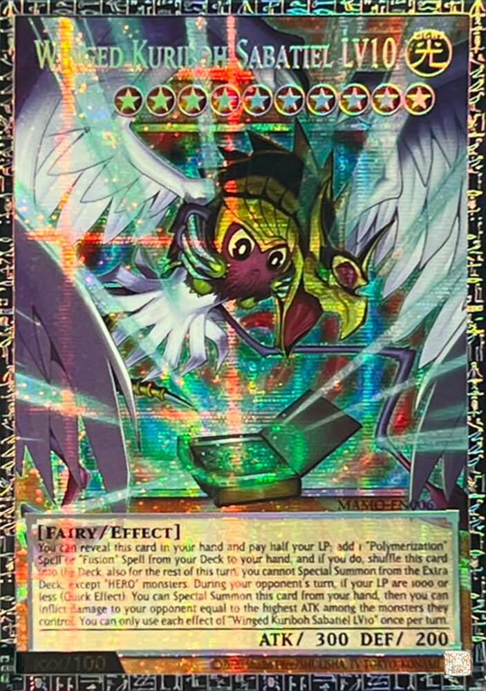 Winged Kuriboh Sabatiel LV10 (GMR) (MAMO-EN006) [Magnificent Monsters]