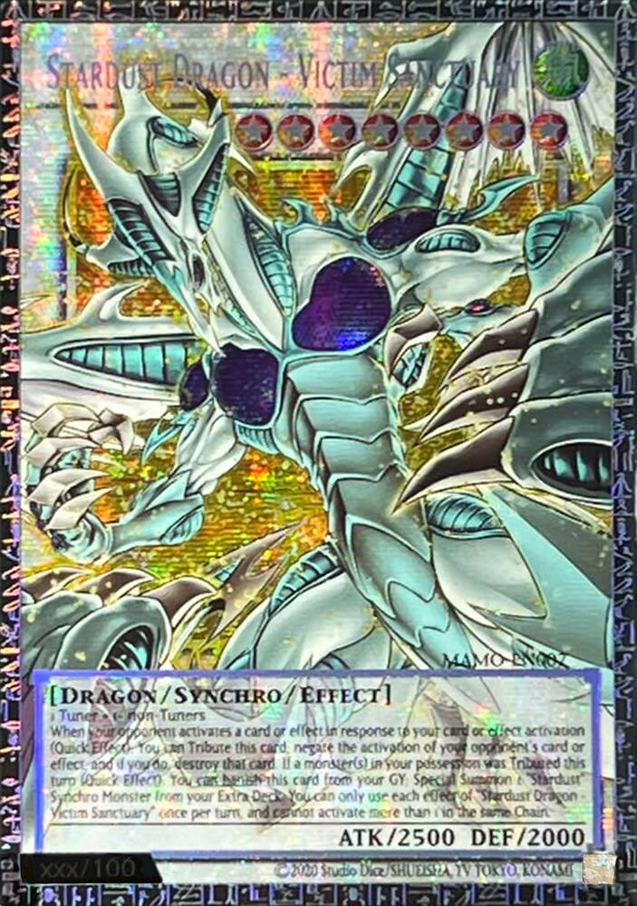 Stardust Dragon - Victim Sanctuary (GMR) (MAMO-EN007) [Magnificent Monsters]
