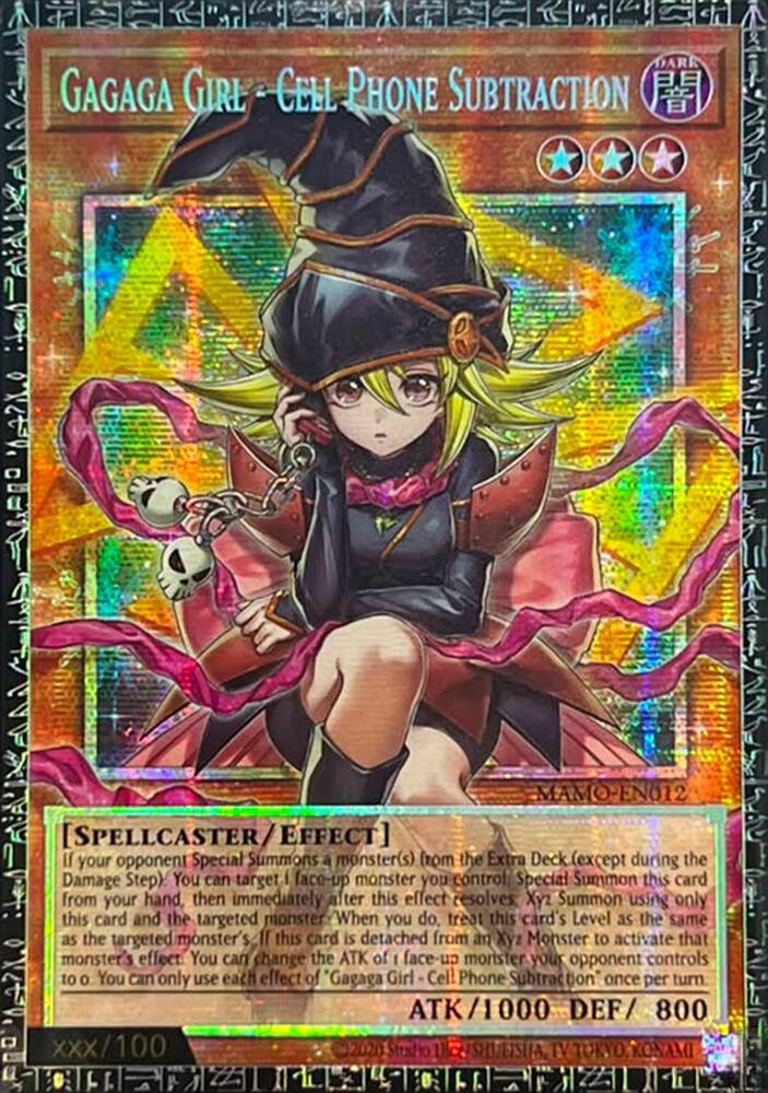 Gagaga Girl - Cell Phone Subtraction (GMR) (MAMO-EN012) [Magnificent Monsters]