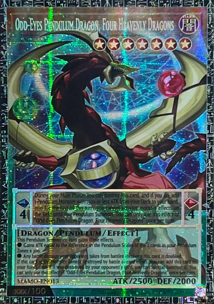 Odd-Eyes Pendulum Dragon, Four Heavenly Dragons (GMR) (MAMO-EN013) [Magnificent Monsters]
