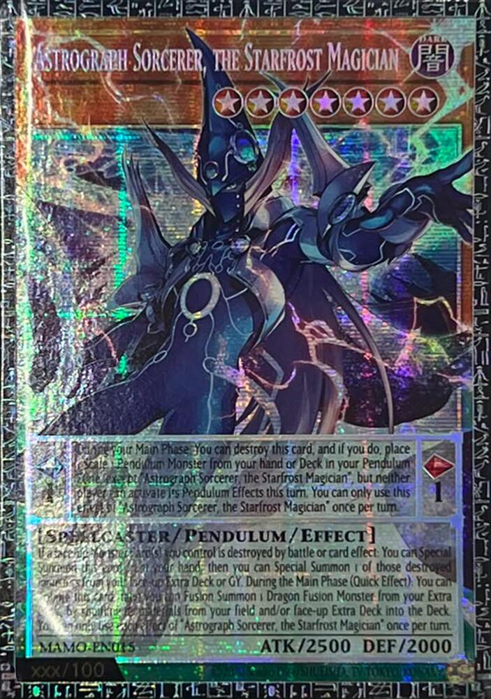 Astrograph Sorcerer, the Starfrost Magician (GMR) (MAMO-EN015) [Magnificent Monsters]
