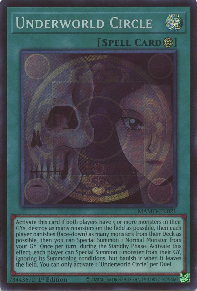 Underworld Circle (Secret Rare) (MAMO-EN021) [Magnificent Monsters]