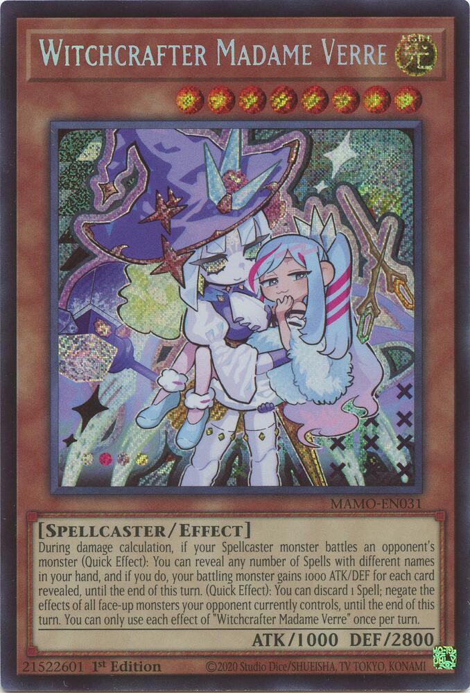 Witchcrafter Madame Verre (Secret Rare) (MAMO-EN031) [Magnificent Monsters]