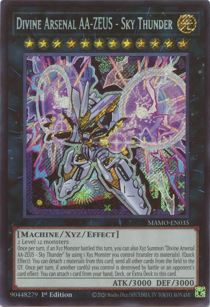 Divine Arsenal AA-ZEUS - Sky Thunder (Secret Rare) (MAMO-EN035) [Magnificent Monsters]