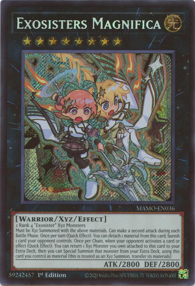 Exosisters Magnifica (Secret Rare) (MAMO-EN036) [Magnificent Monsters]