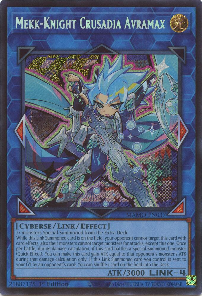 Mekk-Knight Crusadia Avramax (Secret Rare) (MAMO-EN037) [Magnificent Monsters]
