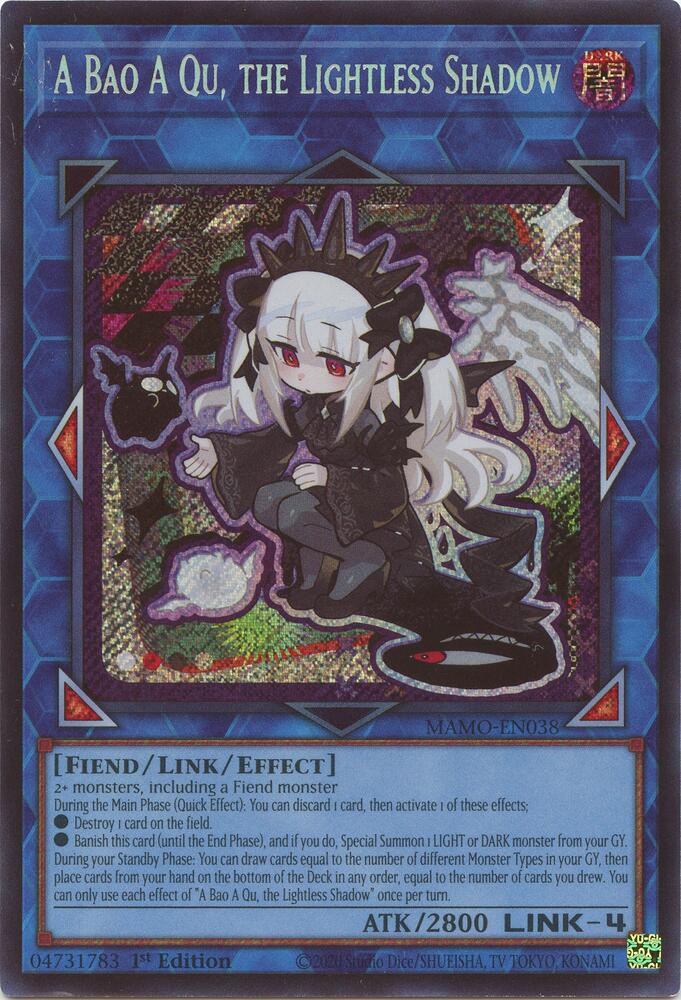 A Bao A Qu, the Lightless Shadow (Secret Rare) (MAMO-EN038) [Magnificent Monsters]