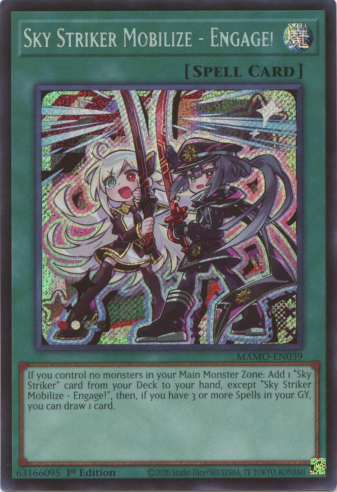 Sky Striker Mobilize - Engage! (Secret Rare) (MAMO-EN039) [Magnificent Monsters]