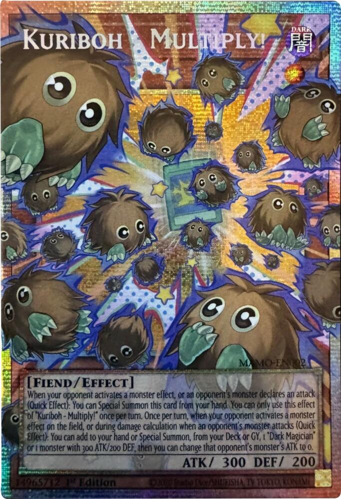 Kuriboh - Multiply! (Starlight Rare) (Extended Art) (MAMO-EN002) [Magnificent Monsters]
