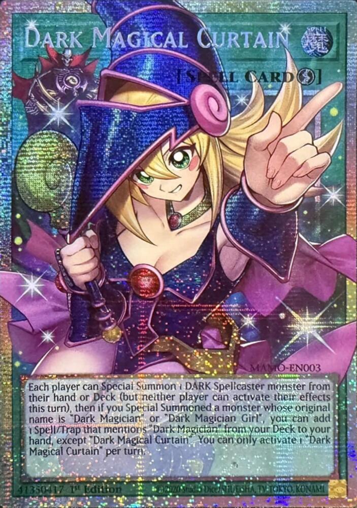 Dark Magical Curtain (Starlight Rare) (Extended Art) (MAMO-EN003) [Magnificent Monsters]