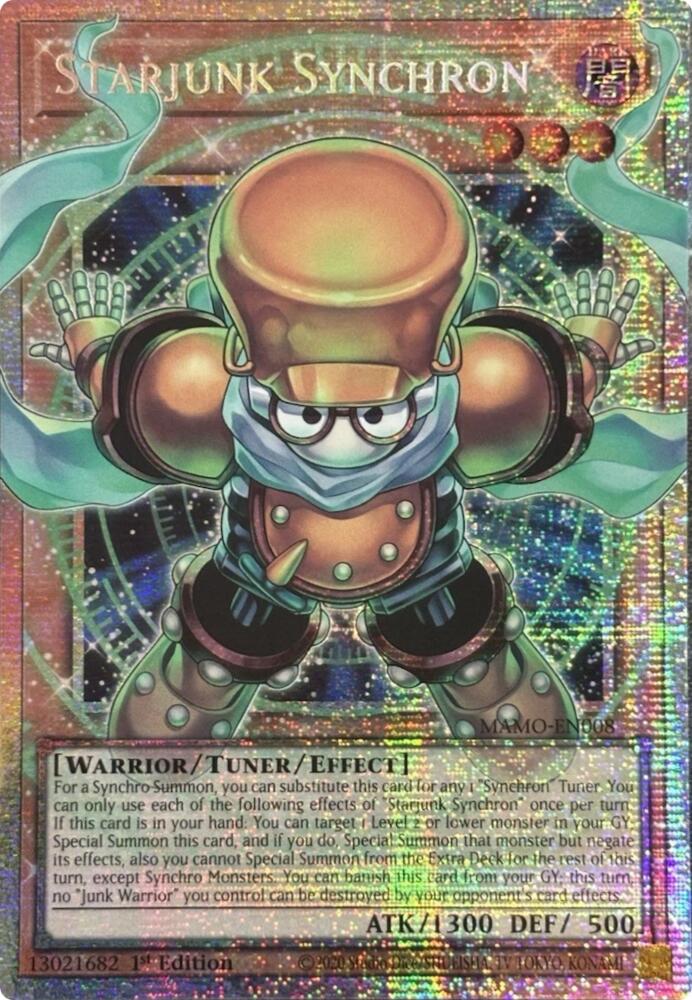 Starjunk Synchron (Starlight Rare) (Extended Art) (MAMO-EN008) [Magnificent Monsters]