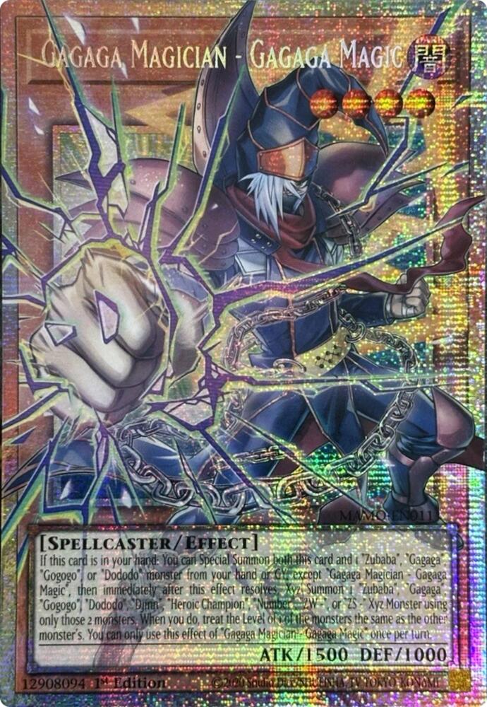 Gagaga Magician - Gagaga Magic (Starlight Rare) (Extended Art) (MAMO-EN011) [Magnificent Monsters]
