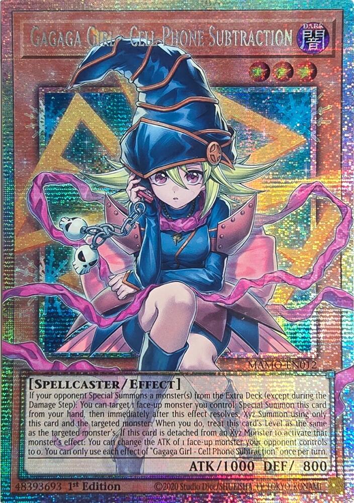Gagaga Girl - Cell Phone Subtraction (Starlight Rare) (Extended Art) (MAMO-EN012) [Magnificent Monsters]