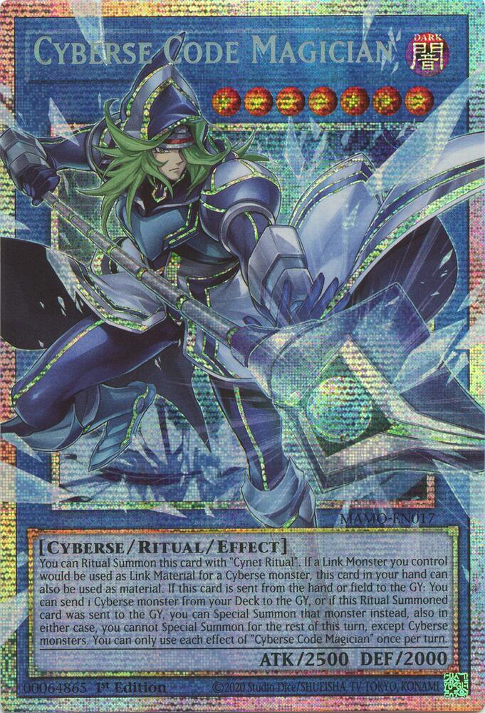 Cyberse Code Magician (Starlight Rare) (Extended Art) (MAMO-EN017) [Magnificent Monsters]