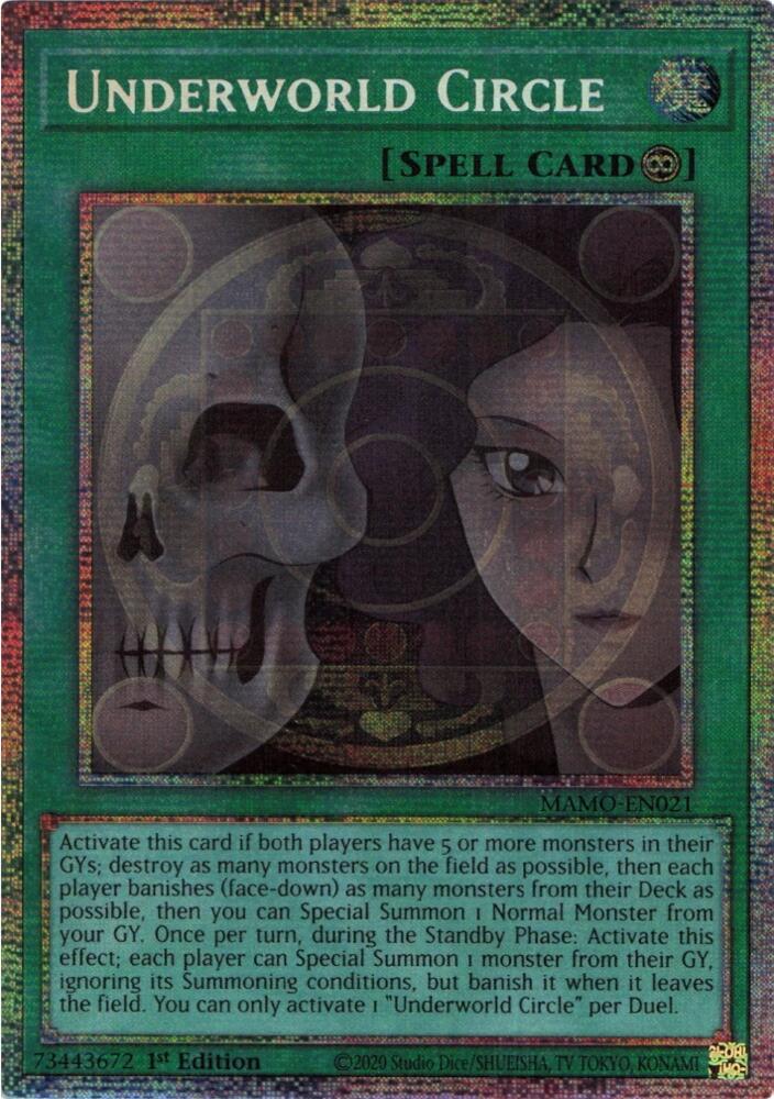 Underworld Circle (Starlight Rare) (MAMO-EN021) [Magnificent Monsters]