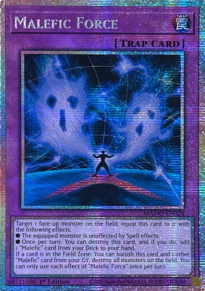 Malefic Force (Starlight Rare) (MAMO-EN024) [Magnificent Monsters]